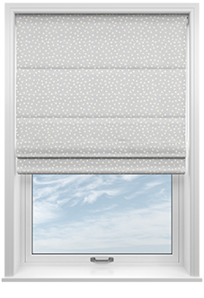 Confetti, Grey Orchid - Roman Blind